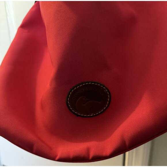 Dooney & Bourke Women's Pink Nylon Drawstring Bucket Bag - Picture 2 of 14